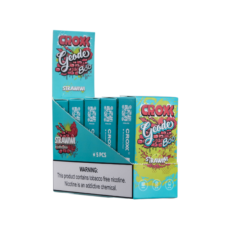 CROXX 800 Puffs Desechable Vape 5% Nicotina Cigarrillo Electrónico