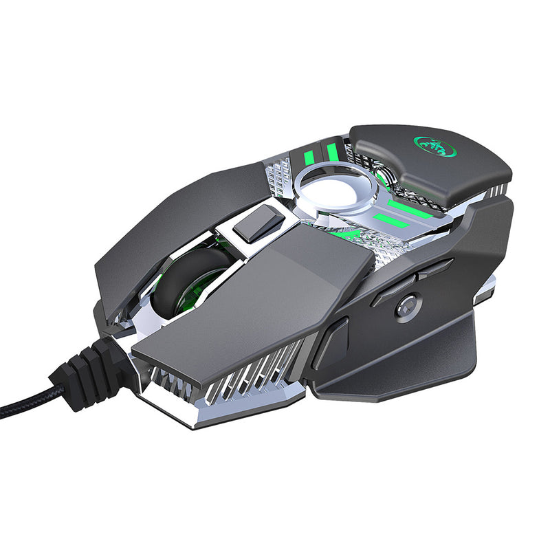 Mouse Gamer De 7 Botones Con Iluminación LED Y DPI Nivel Ajustable | HXSJ J200