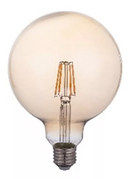 Bombillo Led Filamento G125 Globo 4w Golden 2500k E27
