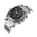 Reloj deportivos Reloj de cuarzo diseño deportivo para hombre con estructura en acero inoxidable Temeite - Bici Mall
