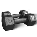 Par De Mancuerna Hexagonal Con Recubrimiento En PVC (Total 5/10KG)