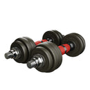 Kit De Mancuernas En Hierro Con Discos Intercambiables 20/30KG