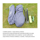 Carpa De Camping Semi Automática Resistente A Lluvia 3-4 Personas | Desert&Fox