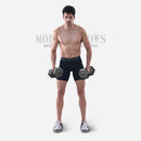 Par De Mancuerna Hexagonal Con Recubrimiento En PVC (Total 5/10KG)