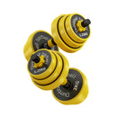 Kit De Mancuernas Con Discos Intercambiables Y Peso Ajustable 15/20/25KG