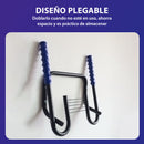 Soporte De Bicicleta Para Pared Diseño Plegable Con Base Para Casco