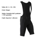 Pantalón De Ciclismo Diseño Corto Con Tirantes Y Material Transpirable