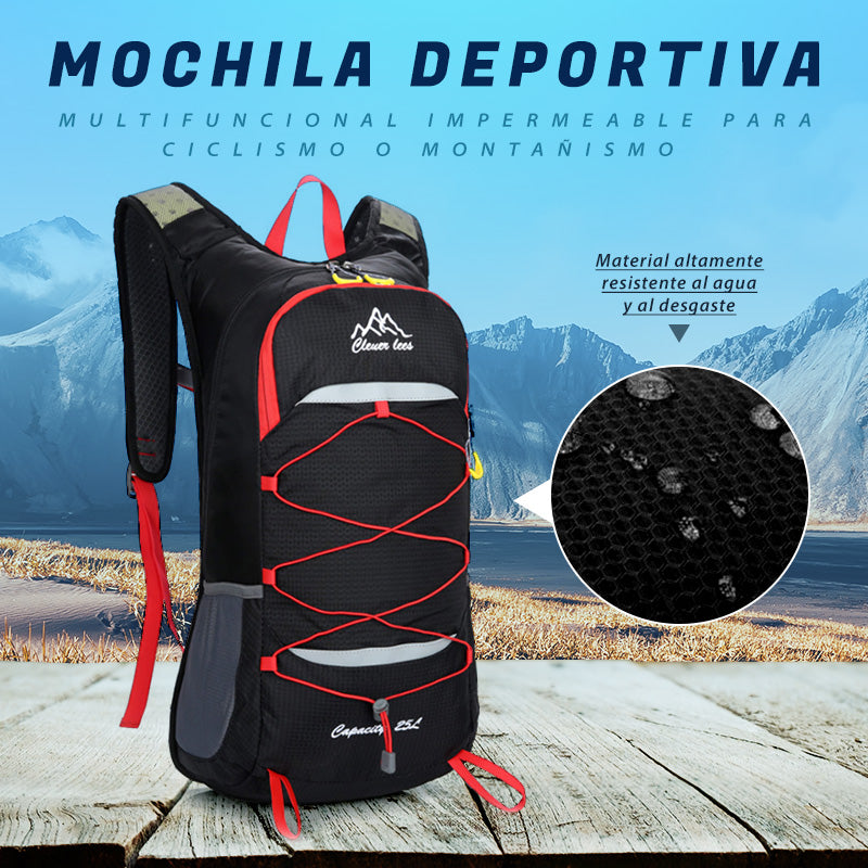 Mochila Deportiva Multifuncional Impermeable Para Ciclismo O Montañismo | Clever bees L50