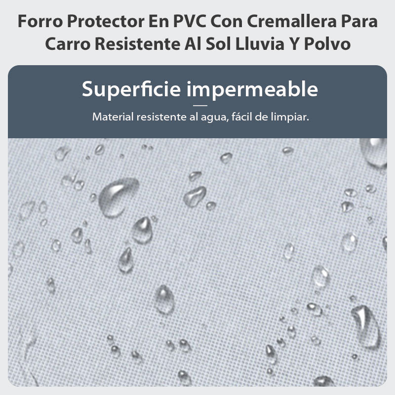 Forro Protector En PVC Para Carro Resistente Al Sol Lluvia Y Polvo | C3EX084