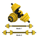 Kit De Mancuernas Con Discos Intercambiables Y Peso Ajustable 15/20/25KG