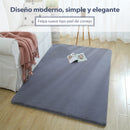 Alfombra Decorativa De Felpa Suave Para Sala Comedor O Habitación