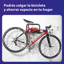 Soporte De Bicicleta Para Pared Diseño Plegable Con Base Para Casco