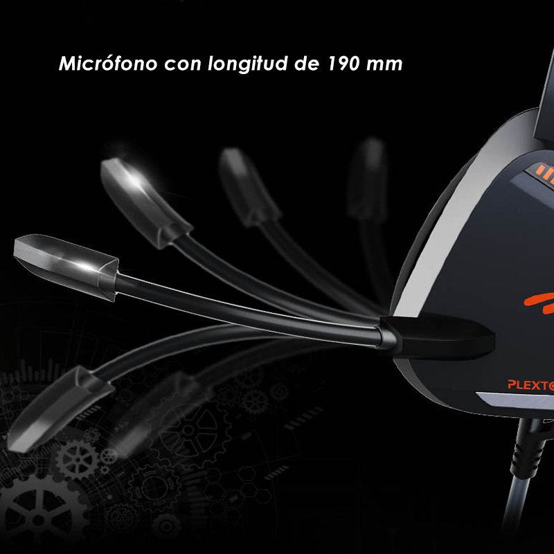 Auriculares Gamer Diadema Con Micrófono Para PC Y Consolas 3.5 mm | PLEXTONE G800