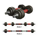 Kit De Mancuernas En Hierro Con Discos Intercambiables 20/30KG
