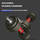 Kit De Mancuernas En Hierro Con Discos Intercambiables 20/30KG