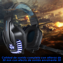 Auriculares Gamer Diadema Para PC Y Consolas USB + 3.5 mm | V6