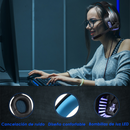 Auriculares Gamer Diadema Para PC Y Consolas USB + 3.5 mm | V6