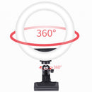 Aro De Luz LED 20 Cm Fotografía Selfie Con Flash Y Soporte Para PC | DLJ-M20H