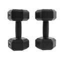 Par De Mancuerna Hexagonal Con Recubrimiento En PVC (Total 5/10KG)