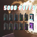 Croxx 5000 Puffs Desechable Vape 5% Nicotina Tipo-C Recargable Cigarrillo Electrónico