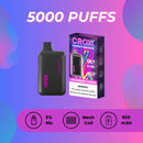Croxx 5000 Puffs Desechable Vape 5% Nicotina Tipo-C Recargable Cigarrillo Electrónico